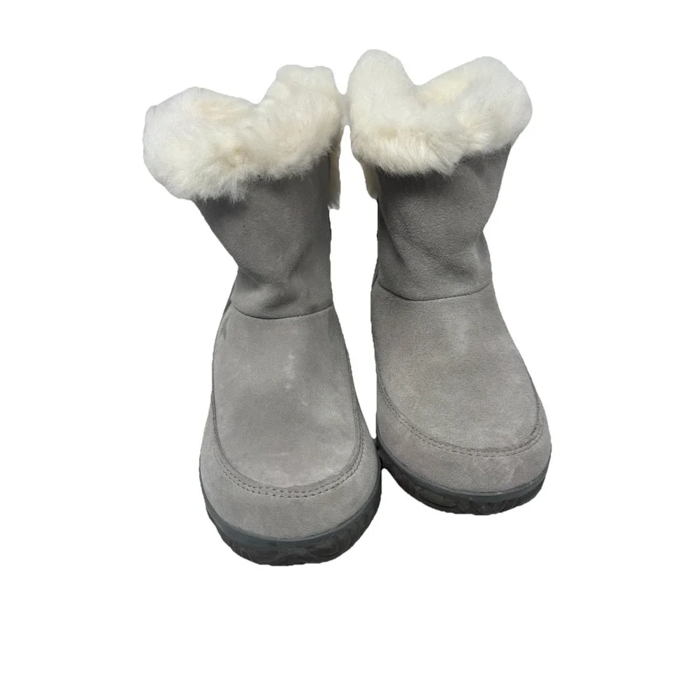 🔥SOREL 🩶Women's Nakiska Rubber Bottom Winter Boot.‎ Suede Fur Lined Sz6 $109